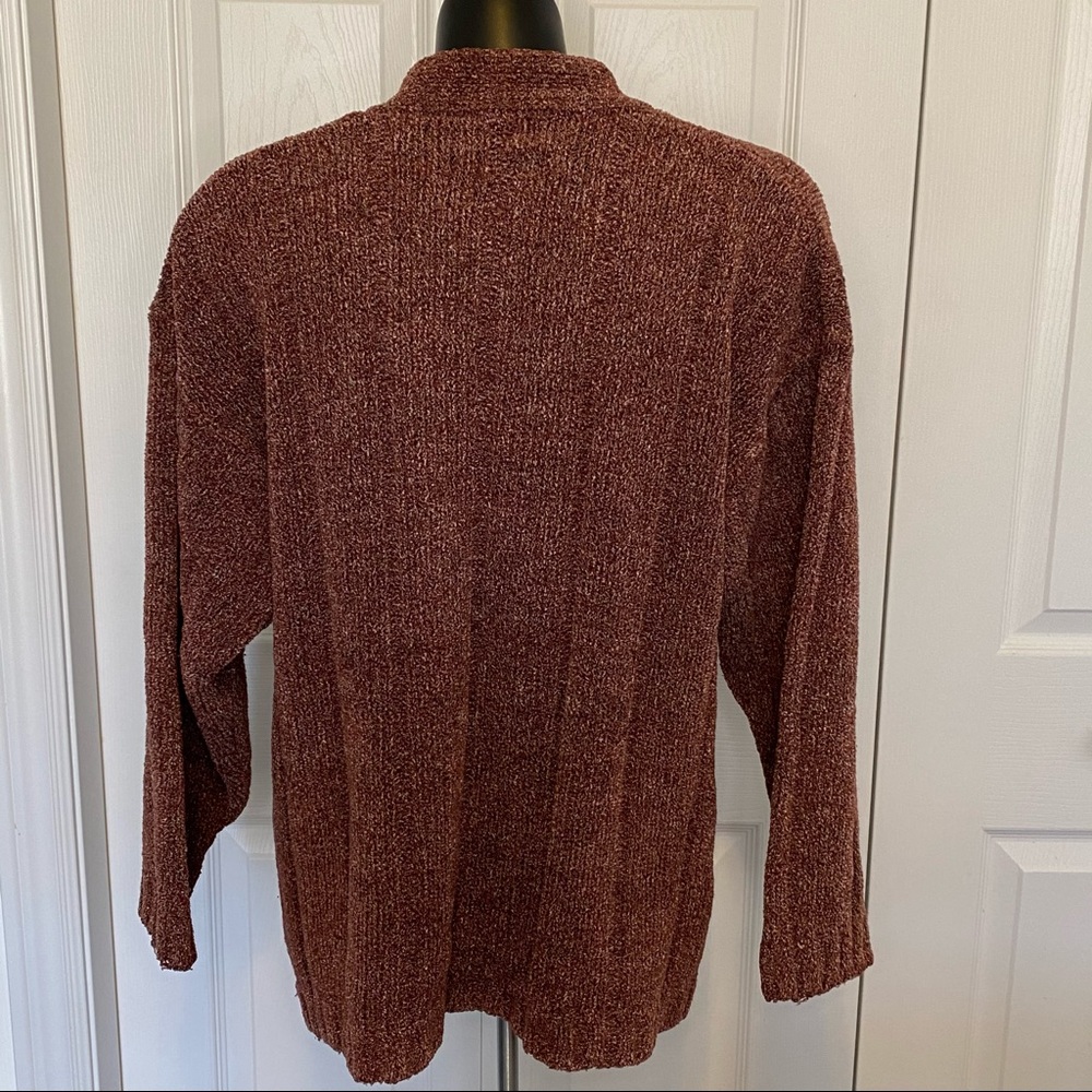 Vintage Studio Chenille Cardigan Small - Picture 3 of 6